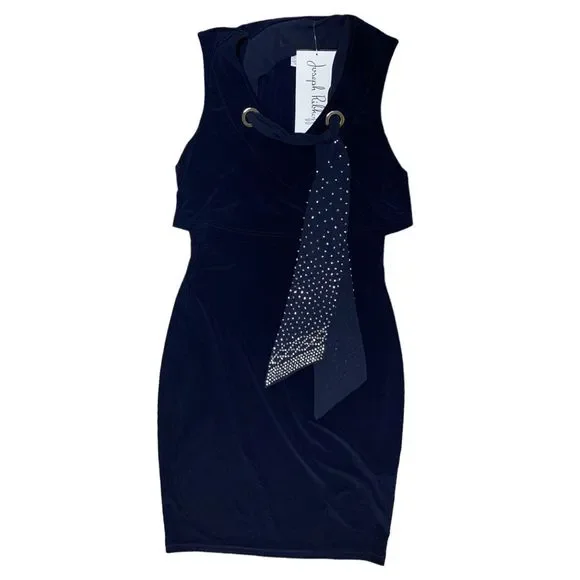 Joseph Ribkoff | Dresses | Joseph Ribkoff Midnight Blue Dress Style 8421  Midi Dress Size 8 Nwt | Poshmark